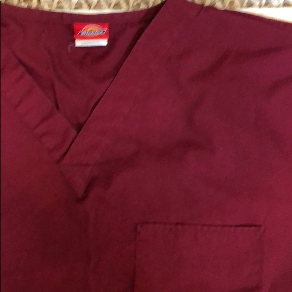 Dickies Maroon Scurbs S Top and XS Bottom - Picture 2 of 8